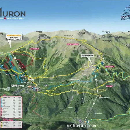 Studio Les 3 Lys Auron Exterior photo